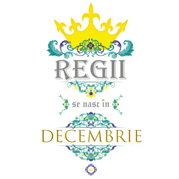 Design Pernă Decorativă Cadou Aniversare Bărbați Decembrie