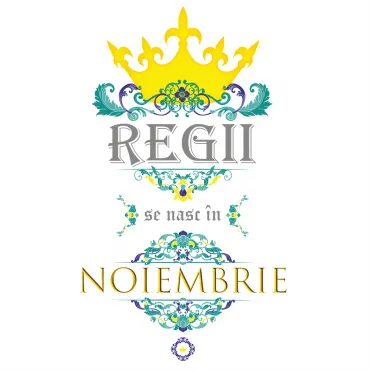 Design Pernă Decorativă Cadou Aniversare Bărbați Noiembrie