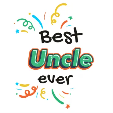 Design Pernă Mesaj Verde Best Uncle Cadou Drăguț Bărbați Unchi
