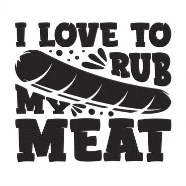 Design Șorț Brodat Text My Meat Cadou Special Amuzant Bărbați Bucătar Grill Barbeque Petrecere