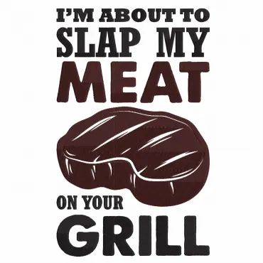 Design Șorț Brodat Text On Yo Grill Cadou Special Amuzant Bărbați Bucătar Grill Barbeque Petrecere