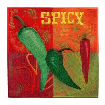Design Șorț Brodat Text Spicy Cadou Special Femei Bărbați Bucătar Bucătărie Grill Barbeque Petrecere