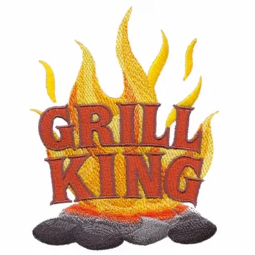 Design Șorț Brodat Text Grill King Cadou Special Bărbați Bucătar Bucătărie Grill Barbeque Petrecere