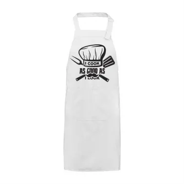 Șorț Brodat Text Hot Stuff Cadou Special Bărbați Bucătar Grill Barbeque Petrecere