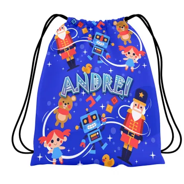 rucsac textil personalizat copii cu nume floresti